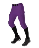 Alleson Athletic 675NF No Fly Football Pants with  Purple