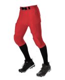 Alleson Athletic 675NF No Fly Football Pants with  in Red