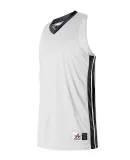 Alleson Athletic 538JY Youth Single Ply Basketball White/ Black