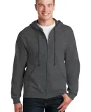 993 Jerzees 8 oz. NuBlend® 50/50 Full-Zip Hood in Black heather