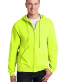 993 Jerzees 8 oz. NuBlend® 50/50 Full-Zip Hood in Safety green