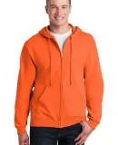 993 Jerzees 8 oz. NuBlend® 50/50 Full-Zip Hood in Safety orange