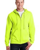 993 Jerzees 8 oz. NuBlend® 50/50 Full-Zip Hood in Safety green