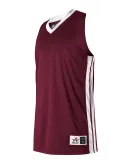 Alleson Athletic 538JW Women's Single Ply Basketba Maroon/ White