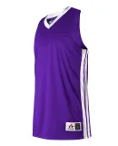 Alleson Athletic 538JW Women's Single Ply Basketba Purple/ White