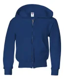 993B Jerzees Youth 8 oz. NuBlend® 50/50 Full-Zip  Royal