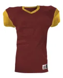 Alleson Athletic 751Y Youth Pro Game Football Jers in Cardinal/ gold