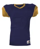 Alleson Athletic 751Y Youth Pro Game Football Jers in Navy/ vegas gold