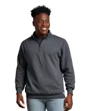 Russel Athletic 1Z4HBM Unisex Dri-Power® Quarter- in Black heather