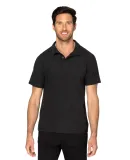 Threadfast Apparel 382PL Unisex Impact Polo in Black heather