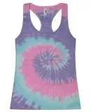 Tie-Dye 3400 Ladies' Racerback Tank UNICORN