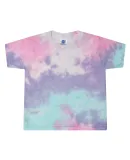 Tie-Dye 1050CD Ladies' Cropped T-Shirt in Cotton candy