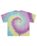 Tie-Dye 1050CD Ladies' Cropped T-Shirt in Jellybean