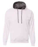 A4 Apparel N4279 Men's Sprint Tech Fleece Hooded S WHITE