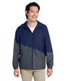 Core 365 CE710 Unisex Techno Lite Colorblock Windb in Clasc navy/ crbn