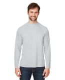 Core 365 CE110 Unisex Ultra UVP™ Long-Sleeve Rag in Platinum