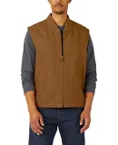 Dickies Workwear TE357 Men's Sherpa-Lined Duck Ves RINSED DRK BROWN