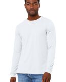 Bella + Canvas 3501CVC Unisex CVC Jersey Long-Slee in Solid white blend
