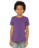 Bella+Canvas 3001Y 100% Cotton Youth Jersey T-Shir in Royal purple