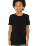 Bella+Canvas 3001Y 100% Cotton Youth Jersey T-Shir in Black