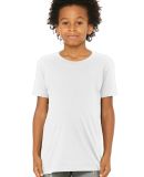 Bella+Canvas 3001Y 100% Cotton Youth Jersey T-Shir in White