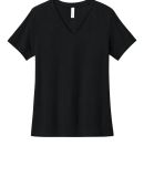 Bella + Canvas 6405CVC Ladies' Relaxed Heather CVC in Solid black blend