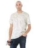 Bella + Canvas 3100RD Unisex Tie Dye T-Shirt WHT/ OLIVE OIL