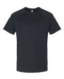 Bella + Canvas 3201 FWD Fashion Men's Heather CVC  in Solid black blend