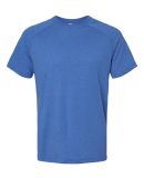 Bella + Canvas 3201 FWD Fashion Men's Heather CVC  in Heather true royal