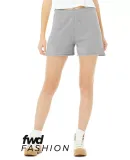 Bella + Canvas 3797 Ladies' Cutoff Sweat Short in Athletic heather