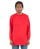 Shaka Wear SHALS Adult 6 oz Active Long-Sleeve T-S in Red