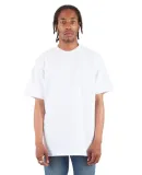 Shaka Wear SHMHSS Adult 7.5 oz Max Heavyweight T-S in White