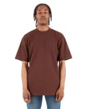 Shaka Wear SHMHSS Adult 7.5 oz Max Heavyweight T-S in Brown