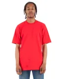 Shaka Wear SHMHSS Adult 7.5 oz Max Heavyweight T-S in Red