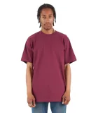 Shaka Wear SHMHSS Adult 7.5 oz Max Heavyweight T-S in Burgundy