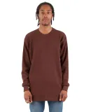 Shaka Wear SHTHRM Adult 8.9 oz., Thermal T-Shirt in Brown
