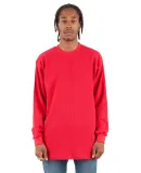 Shaka Wear SHTHRM Adult 8.9 oz., Thermal T-Shirt in Red