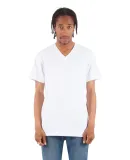 Shaka Wear SHVEE Adult 6.2 oz., V-Neck T-Shirt in White