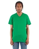 Shaka Wear SHVEE Adult 6.2 oz., V-Neck T-Shirt in Kelly green