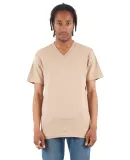 Shaka Wear SHVEE Adult 6.2 oz., V-Neck T-Shirt in Khaki