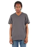 Shaka Wear SHVEE Adult 6.2 oz., V-Neck T-Shirt in Dark grey