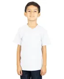 Shaka Wear SHVEEY Youth 5.9 oz., V-Neck T-Shirt in White