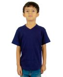 Shaka Wear SHVEEY Youth 5.9 oz., V-Neck T-Shirt in Navy