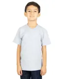 Shaka Wear SHVEEY Youth 5.9 oz., V-Neck T-Shirt in Heather grey