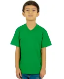 Shaka Wear SHVEEY Youth 5.9 oz., V-Neck T-Shirt in Kelly green