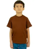 Shaka Wear SHSSY Youth 6 oz., Active Short-Sleeve  in Brown