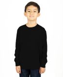 Shaka Wear SHTHRMY Youth 8.9 oz., Thermal T-Shirt in Black