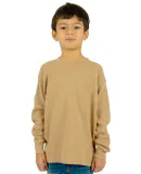 Shaka Wear SHTHRMY Youth 8.9 oz., Thermal T-Shirt in Khaki