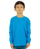 Shaka Wear SHTHRMY Youth 8.9 oz., Thermal T-Shirt in Turquoise