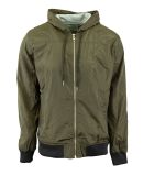 Shaka Wear SHWBJ Adult Windbreaker Jacket in Olive